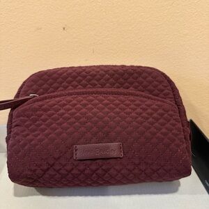Vera Bradley Red Quilted Cosmetic Bag